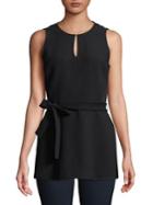 Ellen Tracy Keyhole Front Sleeveless Top