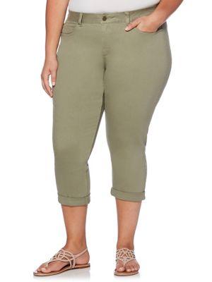 Rafaella Plus Colored Capri Jeans