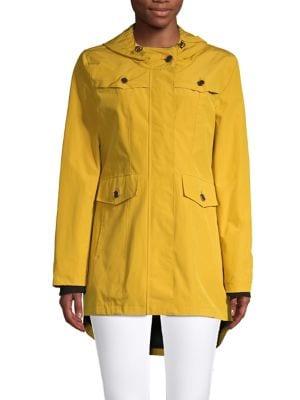Pendleton Port Madison Hooded Cotton-blend Raincoat