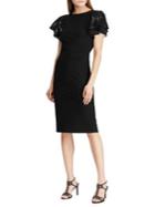 Lauren Ralph Lauren Flutter-sleeve Cocktail Dress