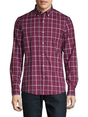 Michael Kors Plaid Button-down Shirt