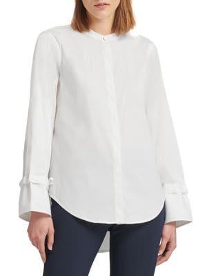 Donna Karan Split-cuff Button-down Shirt