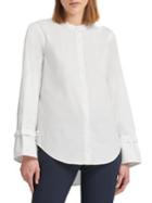 Donna Karan Split-cuff Button-down Shirt