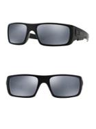 Oakley 60mm Polarized Rectangular Sunglasses