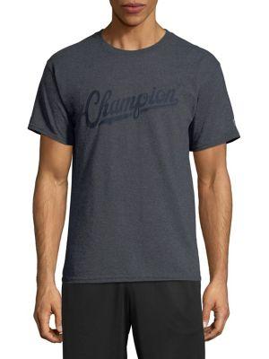 Champion Baseball Script Crewneck Tee