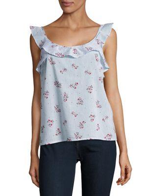 Vero Moda Cille Ruffle Cotton Top