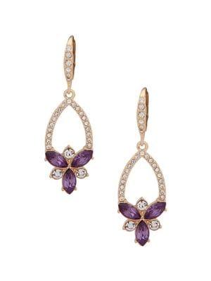 Anne Klein Amy Crystal Cluster Earrings