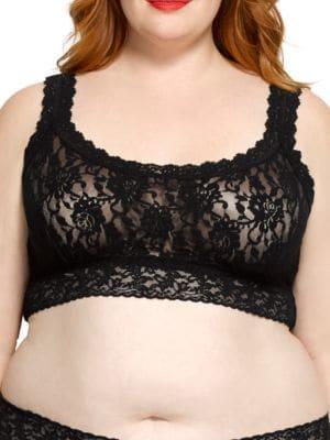 Hanky Panky Plus Solid Lace Crop Top