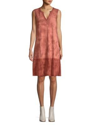 Democracy Tie-dye Shift Dress