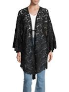 Free People Tie-front Lace Cardigan