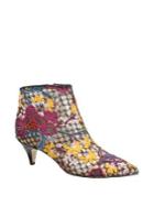 Sam Edelman Kinzey Floral Embroidered Kitten Heel Booties