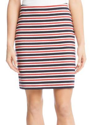 Karen Kane Stripe Pencil Skirt