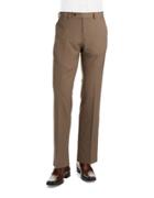 Calvin Klein Flat-front Trousers