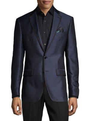 Tallia Orange Geo Neat Blazer