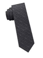 Calvin Klein Etched Grid Silk Tie