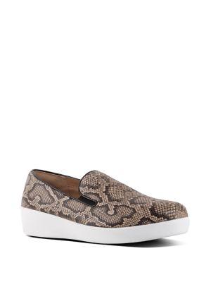 Fitflop Superskate Leather Slip-on Sneakers