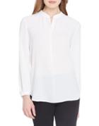 Tahari Arthur S. Levine Shirred-shoulder Blouse