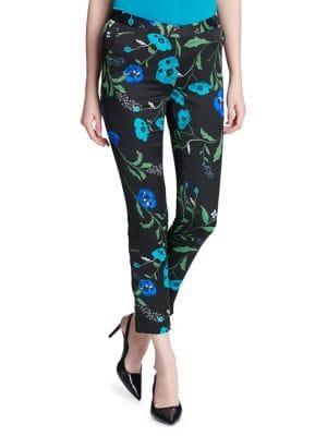Calvin Klein Petite Slim Floral Pants