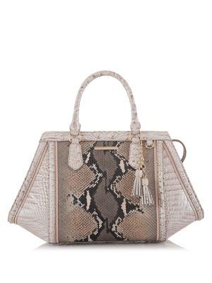 Brahmin Arden Elbaz Leather Satchel