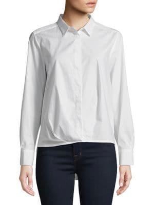 Marella Long Sleeve Button Front Shirt