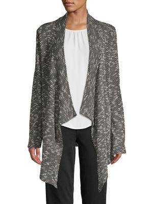 Vince Camuto Draped Open-front Cardigan