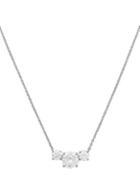 Jessica Simpson Crystal Faceted Pendant Necklace