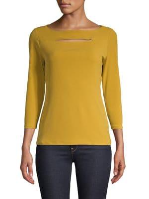 Premise Three-quarter Sleeve Top