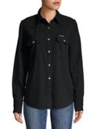 Calvin Klein Western Cotton Button-down Shirt