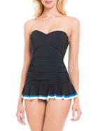 Profile By Gottex Tutti Frutti Peplum Swim Dress