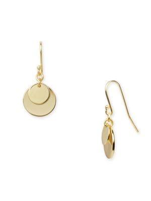 Argento Vivo Small Disc Drop Earrings
