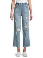 Habitual Haven High-rise Ripped Cropped Jeans