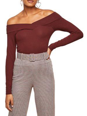 Miss Selfridge Off-the-shoulder Bardot Top