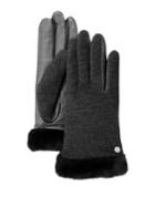 Ugg Shorty Shearling-cuff Tech Gloves