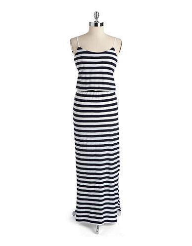 French Connection Cotton Striped Maxi Dress