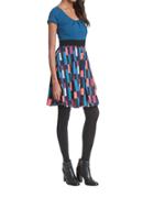 Plenty By Tracy Reese Patterned Fit-and-flare Dress