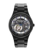 Kenneth Cole Skeleton-dial Stainless Steel Watch