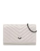 Botkier New York Quilted Chain Leather Clutch