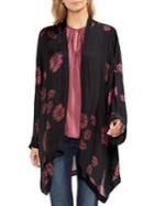 Vince Camuto Zen Bloom Chateau Sketch Kimono Top