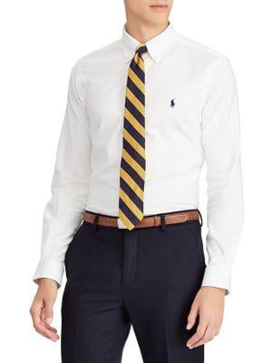 Polo Ralph Lauren Classic-fit Plaid Performance Oxford Shirt