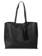Design Lab Everyday Plaid-lined Tote