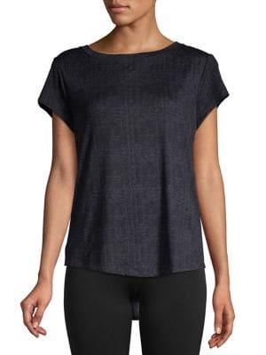 Nuit Rouge High-low Printed Top