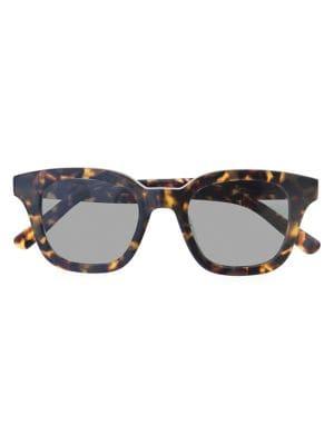 French Connection 47mm Square Tortoiseshell Sunglasses