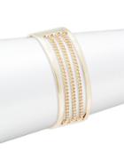 Panacea Chain Accented Cuff Bracelet