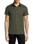 Lucky Brand Classic Short-sleeve Button-down Shirt