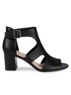 Clarks Cut-out Leather Sandals