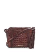 Brahmin Carrie Crossbody Embossed Leather Bag