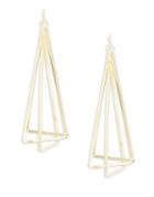 Design Lab Lord & Taylor Triple Triangle Earrings