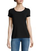 Lord & Taylor Organic Cotton Scoopneck Tee