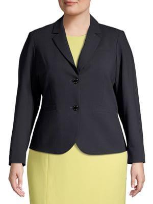 Calvin Klein Notch-collar Long-sleeve Jacket
