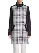 Jones New York Knit Mixed-print Jacket